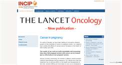 Desktop Screenshot of cancerinpregnancy.org